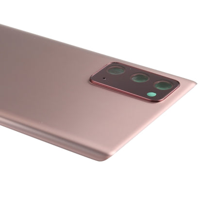 For Samsung Galaxy Note20 Battery Back Cover with Camera Lens Frame, For Samsung Galaxy Note20(with Camera Cover)