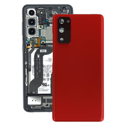 For Samsung Galaxy S20 FE Battery Back Cover with Camera Lens Frame, For Samsung Galaxy S20 FE(with Camera Cover)