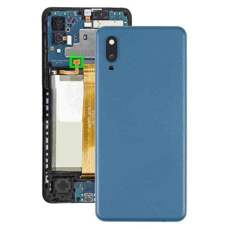 For Samsung Galaxy A02 Battery Back Cover with Camera Lens Frame, For Samsung Galaxy A02, For Samsung Galaxy A02(With Camera Lens)