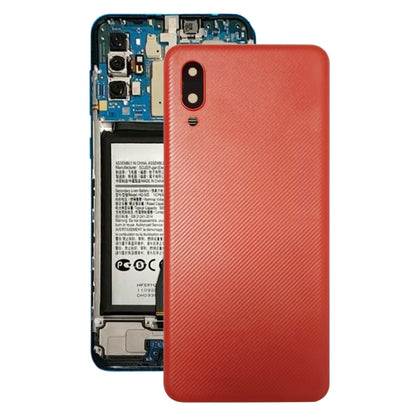 For Samsung Galaxy A02 Battery Back Cover with Camera Lens Frame, For Samsung Galaxy A02, For Samsung Galaxy A02(With Camera Lens)