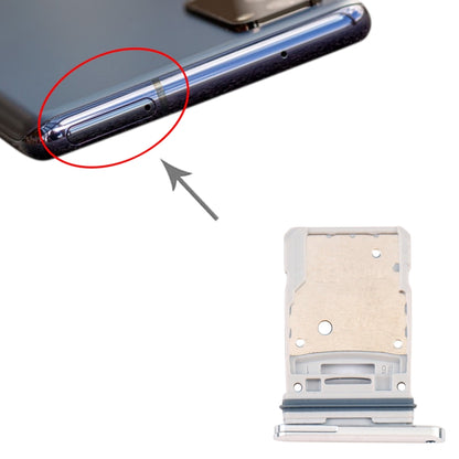For Samsung Galaxy S20 FE 5G SM-G781B SIM Card Tray + Micro SD Card Tray, For Samsung Galaxy S20 FE 5G