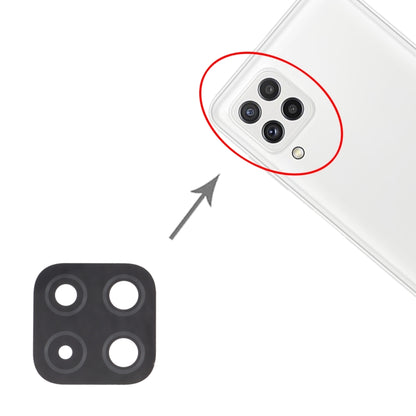 For Samsung Galaxy A22 SM-A225 10pcs Back Camera Lens, For Samsung Galaxy A22