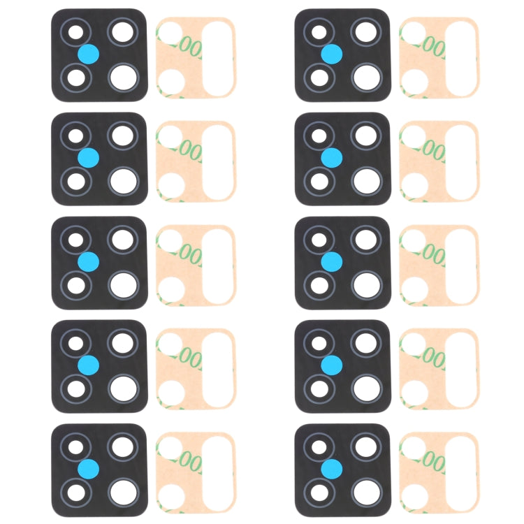 For Samsung Galaxy A42 SM-A425 10pcs Back Camera Lens, For Samsung Galaxy A42