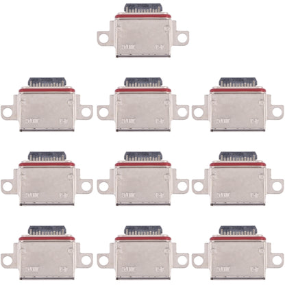 10pcs Charging Port Connector for Samsung Galaxy Note20 / Note20 5G SM-N980F, SM-N980F/DS, SM-N981B, SM-N981B/DS, SM-N981U, SM-N981U1, SM-N981W, SM-N9810, SM-N981N, For Samsung Galaxy Note20 / Note20 5G