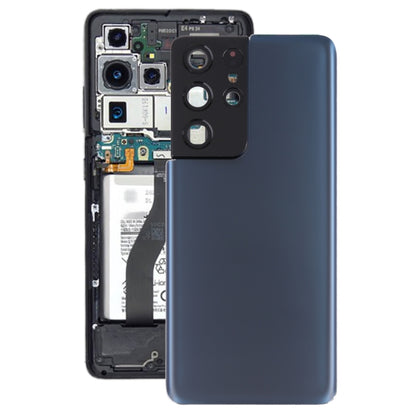 For Samsung Galaxy S21 Ultra 5G Battery Back Cover with Camera Lens Frame, For Samsung Galaxy S21 Ultra 5G(with Camera Cover)