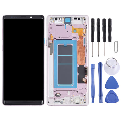 OLED Material LCD Screen and Digitizer Full Assembly with Frame for Samsung Galaxy Note9 SM-N960, For Samsung Galaxy Note9 (OLED), For Samsung Galaxy Note9 (OLED Material)