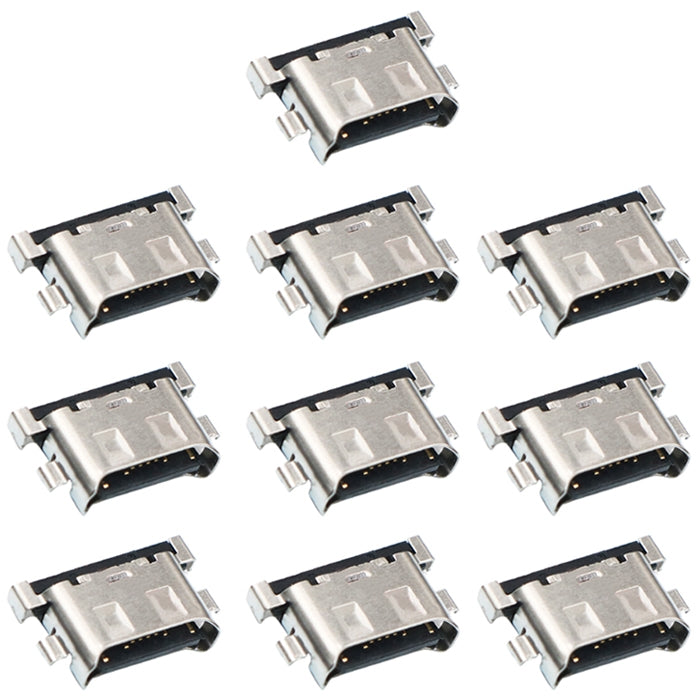 For Galaxy A50  A505F 10pcs Charging Port Connector, For Samsung Galaxy A50