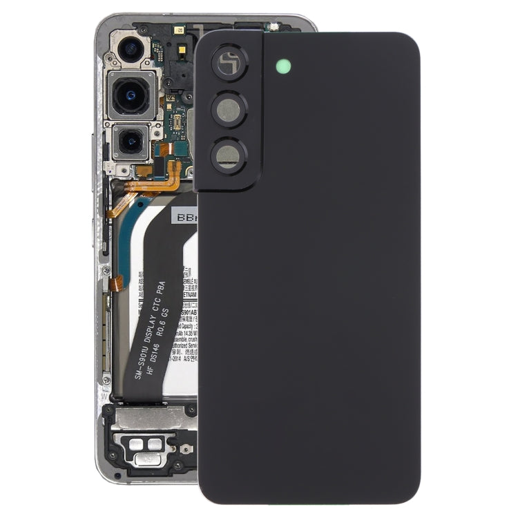 For Samsung Galaxy S22 5G SM-S901B Battery Back Cover with Camera Lens Frame, For Samsung Galaxy S22 5G