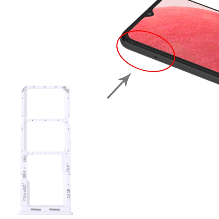 For Samsung Galaxy A13 SM-A135 Original SIM Card Tray + SIM Card Tray + Micro SD Card Tray, For Samsung Galaxy A13 (Original), For Samsung Galaxy A13(Original)