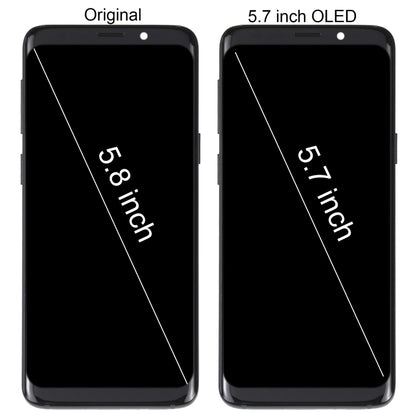 5.7 inch OLED LCD Screen For Samsung Galaxy S9 SM-G960 Digitizer Full Assembly with Frame, For Samsung Galaxy S9