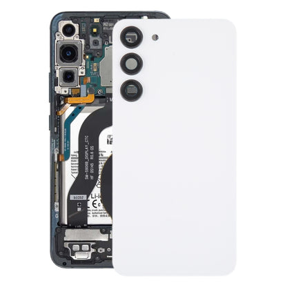 For Samsung Galaxy S23+ SM-S916B OEM Glass Battery Back Cover with Camera Lens Frame, For Samsung Galaxy S23+(with Camera Cover)