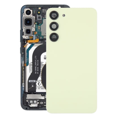 For Samsung Galaxy S23+ SM-S916B OEM Glass Battery Back Cover with Camera Lens Frame, For Samsung Galaxy S23+(with Camera Cover)