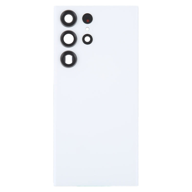 For Samsung Galaxy S23 Ultra SM-S918 Glass Battery Back Cover with Camera Lens Frame, For Samsung Galaxy S23 Ultra(with Camera Cover)