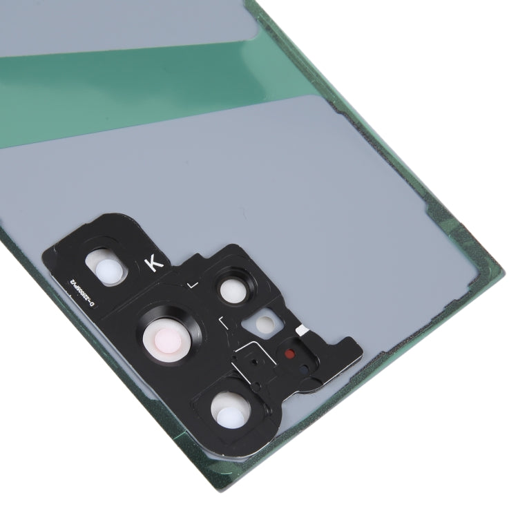 For Samsung Galaxy S23 Ultra SM-S918 Glass Battery Back Cover with Camera Lens Frame, For Samsung Galaxy S23 Ultra(with Camera Cover)