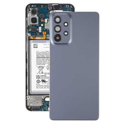 For Samsung Galaxy A73 5G SM-A736B Original Battery Back Cover with Camera Lens Frame, For Samsung Galaxy A73 5G(Original)