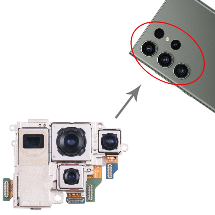 For Samsung Galaxy S23 Ultra SM-G918B Original Camera Set (Telephoto + Periscope + Wide + Main Camera), For Samsung Galaxy S23 Ultra