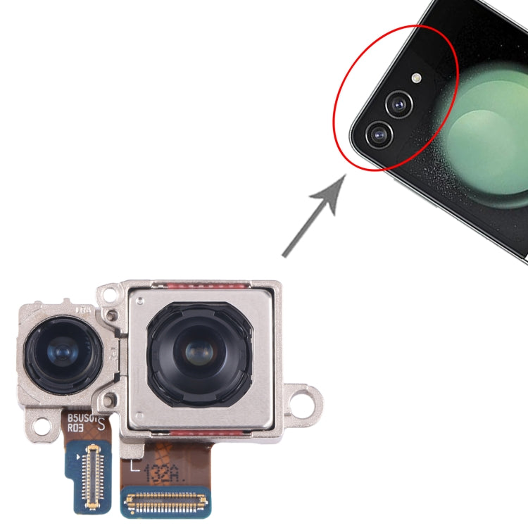 For Samsung Galaxy Z Flip5 SM-F731B Camera Set (Wide + Back Camera), For Samsung Galaxy Z Flip5