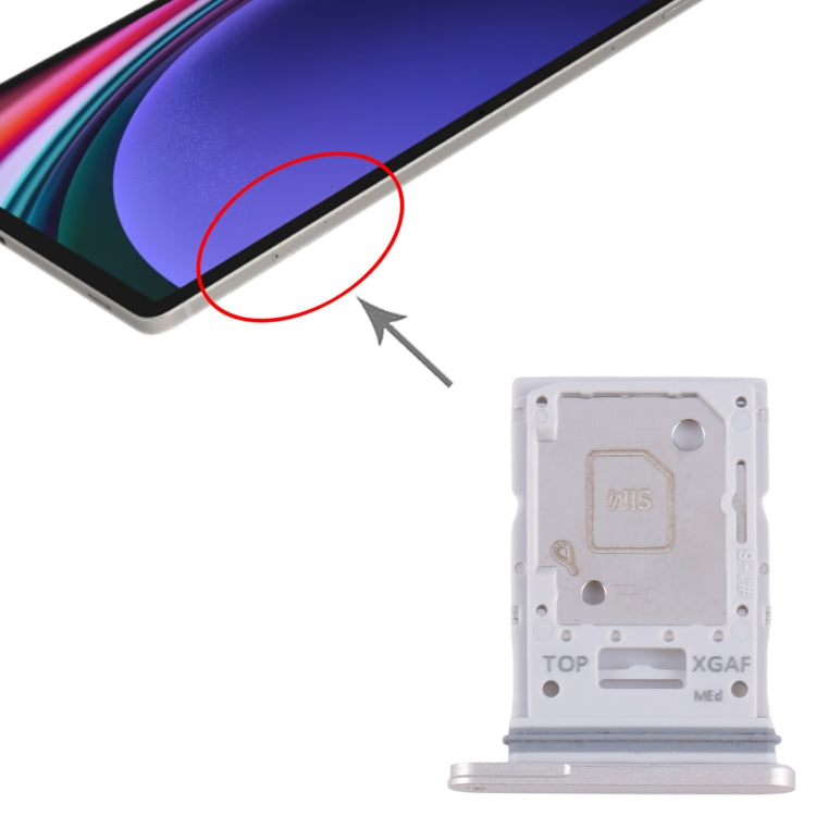 For Samsung Galaxy Tab S9 Ultra 5G SM-X916 Original SIM + Micro SD Card Tray, For Samsung Galaxy Tab S9 Ultra 5G(Original)