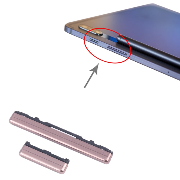For Samsung Galaxy Tab S7+ SM-T970/T976 Original Power Button and Volume Control Button, For Samsung Galaxy Tab S7+  (Original), For Samsung Galaxy Tab S7+ (Original)