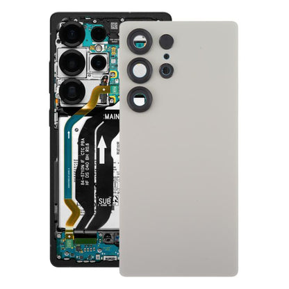 For Samsung Galaxy S25 Ultra SM-S938 OEM Battery Back Cover with Camera Lens Cover, For Samsung Galaxy S25 Ultra(with Camera Lens Frame)