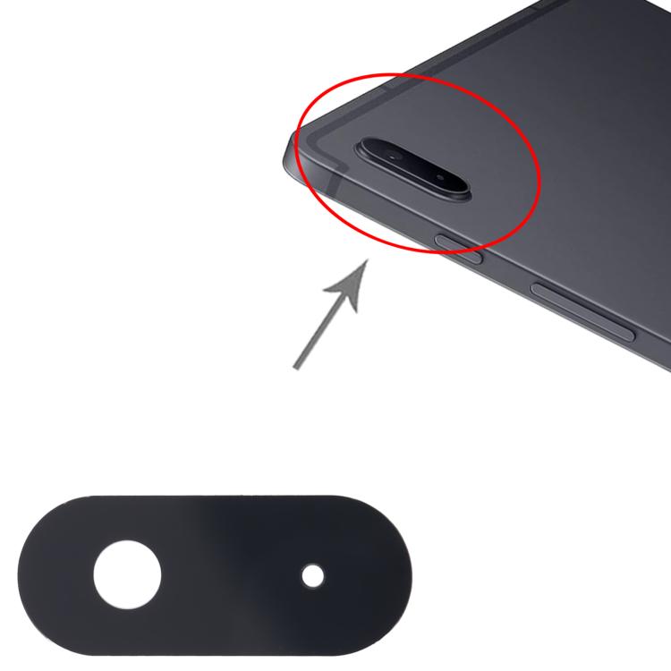 For Samsung Galaxy Tab S7 FE SM-T730/T736B Original Back Camera Lens, For Samsung Galaxy Tab S7 FE(Original)