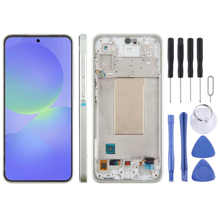 For Samsung Galaxy A36 SM-A366B 6.67 inch OLED LCD Screen Digitizer Full Assembly with Frame, For Galaxy A36