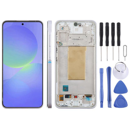 For Samsung Galaxy A36 SM-A366B 6.67 inch OLED LCD Screen Digitizer Full Assembly with Frame, For Galaxy A36