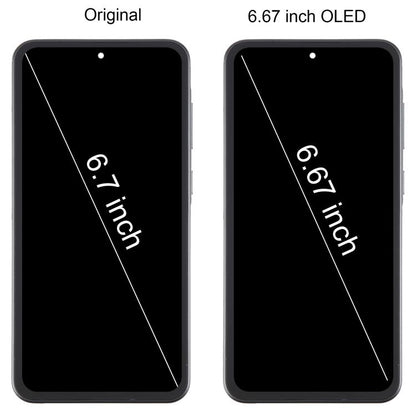 For Samsung Galaxy A36 SM-A366B 6.67 inch OLED LCD Screen Digitizer Full Assembly with Frame, For Galaxy A36