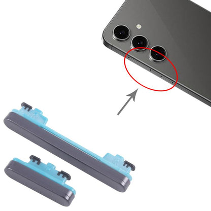 For Samsung Galaxy S24 FE SM-S721B 10pcs Power Button and Volume Control Button, For Samsung Galaxy S24 FE