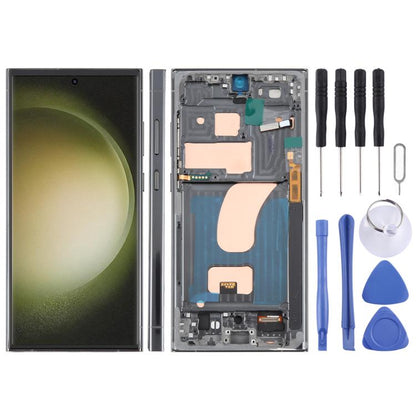 For Samsung Galaxy S23 Ultra SM-S918B 6.72 inch TFT LCD Screen Digitizer Full Assembly with Frame, Not Supporting Fingerprint Identification, For Samsung Galaxy S23 Ultra SM-S918B 6.72 inch(Not Fingerprint)