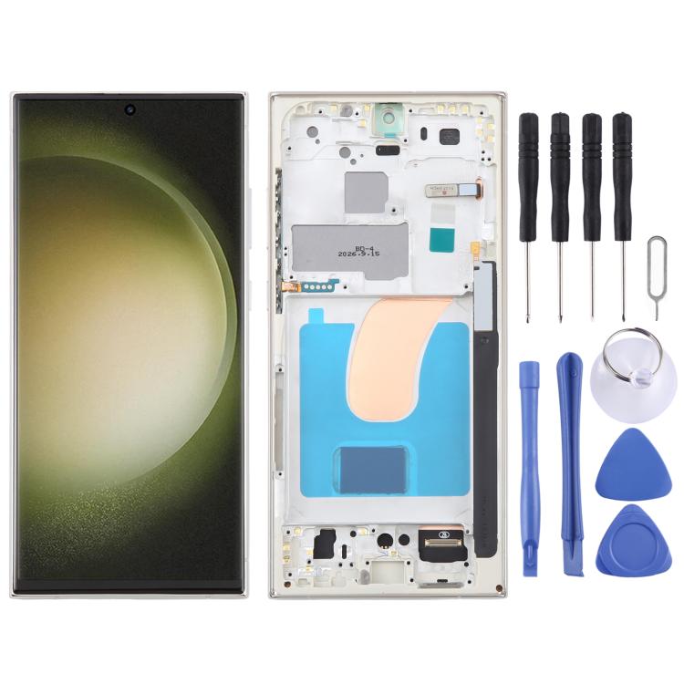 For Samsung Galaxy S23 Ultra SM-S918B 6.72 inch TFT LCD Screen Digitizer Full Assembly with Frame, Not Supporting Fingerprint Identification, For Samsung Galaxy S23 Ultra SM-S918B 6.72 inch(Not Fingerprint)