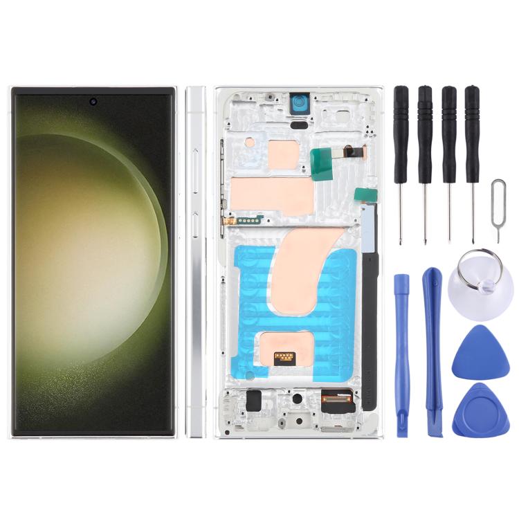 For Samsung Galaxy S23 Ultra SM-S918B 6.72 inch TFT LCD Screen Digitizer Full Assembly with Frame, Not Supporting Fingerprint Identification, For Samsung Galaxy S23 Ultra SM-S918B 6.72 inch(Not Fingerprint)
