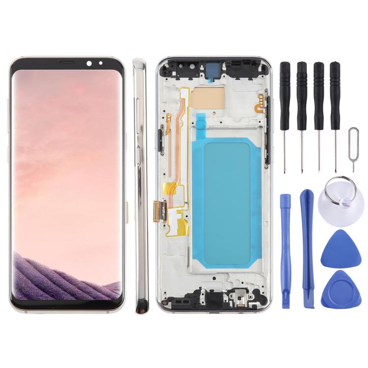 For Samsung Galaxy S8+ SM-G955F 6.18 inch TFT LCD Screen Digitizer Full Assembly with Frame, For Samsung Galaxy S8+ SM-G955F 6.18 inch