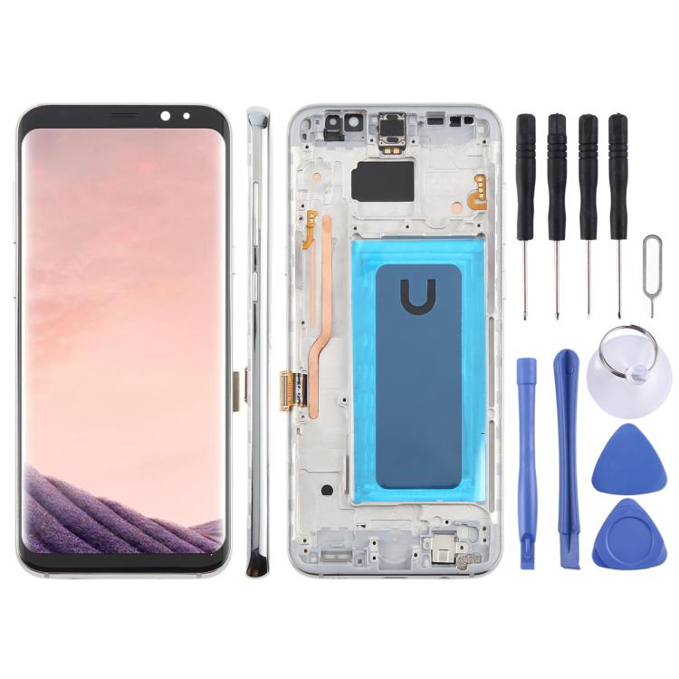 For Samsung Galaxy S8+ SM-G955F 6.18 inch TFT LCD Screen Digitizer Full Assembly with Frame, For Samsung Galaxy S8+ SM-G955F 6.18 inch