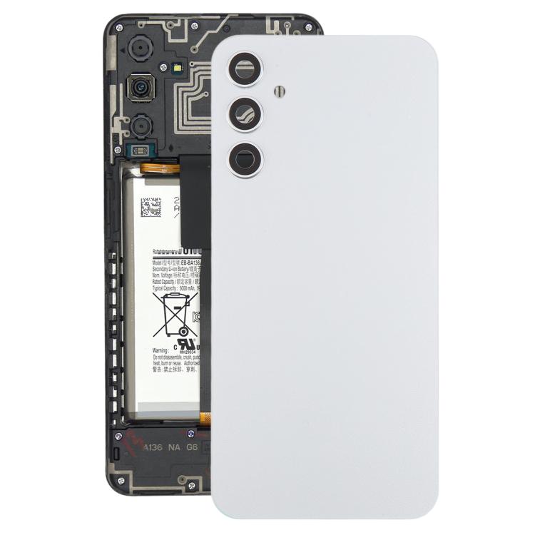 For Samsung Galaxy A34 SM-A346B Back Cover with Camera Lens Cover, For Samsung Galaxy A34