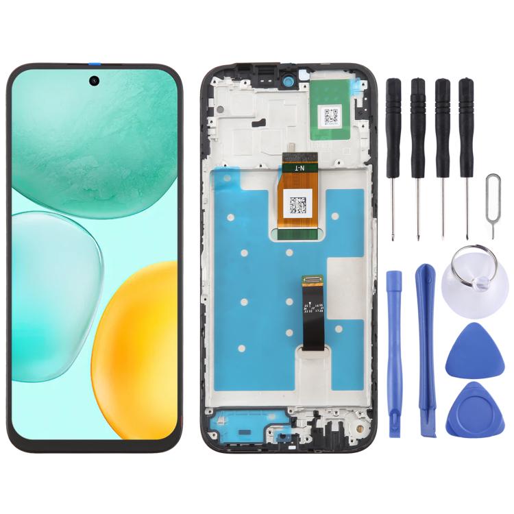 For Honor X6c Original LCD Screen Digitizer Full Assembly with Frame, For Honor X6c(Original)