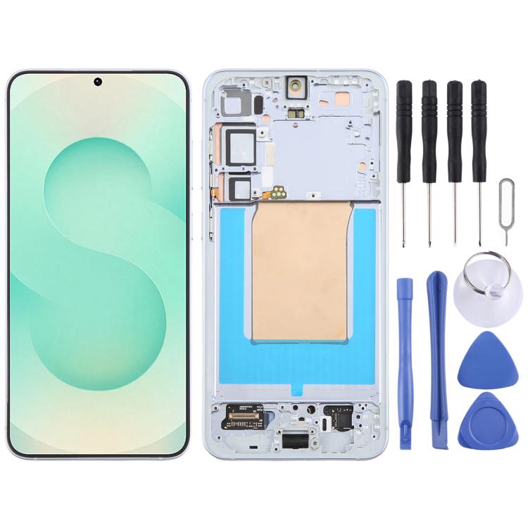 For Samsung Galaxy S25+ SM-S936B OLED LCD Screen Digitizer Full Assembly with Frame, For Samsung Galaxy S25+(OLED)