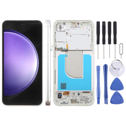 For Galaxy S23 FE Original LCD Screen Digitizer Full Assembly with Frame, For Galaxy S23 FE(Original)