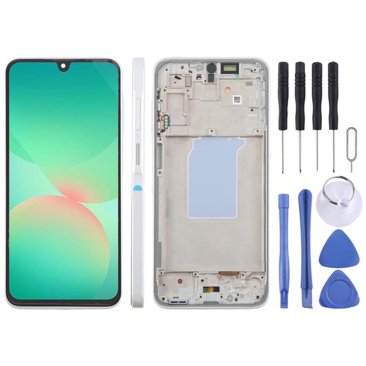 For Galaxy A26 SM-A266B Original LCD Screen Digitizer Full Assembly with Frame, For Galaxy A26(Original)