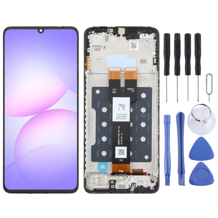 For Galaxy A07 5G SM-A076B Original LCD Screen Digitizer Full Assembly with Frame, For Galaxy A07 5G(Original)