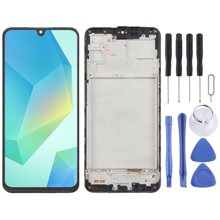 For Galaxy A16 SM-A165F Original LCD Screen Digitizer Full Assembly with Frame, For Galaxy A16(Original)