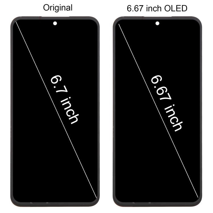 For Galaxy A36 SM-A366B 6.67 inch OLED LCD Screen with Digitizer Full Assembly, For Galaxy A36(OLED)