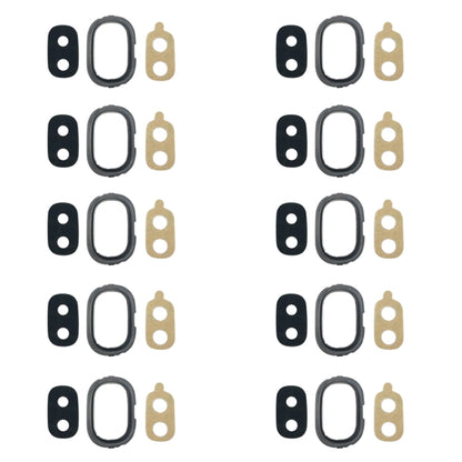 For Galaxy J4, J400F/DS, J400G/DS 10pcs Back Camera Bezel with Lens Cover & Adhesive, For Galaxy J4, Galaxy J4
