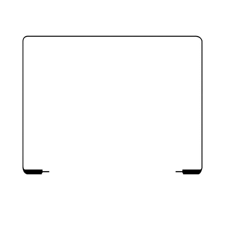 For MacBook Air 13 inch A2681 / A3113 2022-2024 Display Ring Bezel Frame Rubber, A2681 / A3113 2022-2024