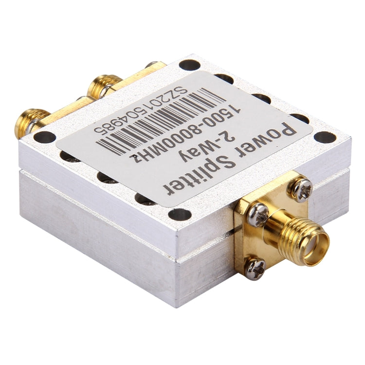 1500-8000MHz SMA Female Adapter 2-Way Power Splitter, 2-Way Power Splitter