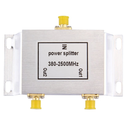 380-2500MHz SMA Female Adapter 2-Way Power Splitter, SMA Splitter