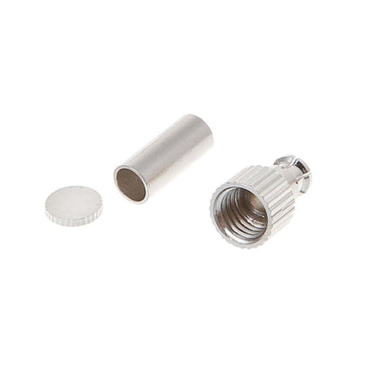 2 in 1 TS9 / CRC9 Male Right Angle RF Coaxial Card Connector for RG174 / 178 / 316 LMR100
