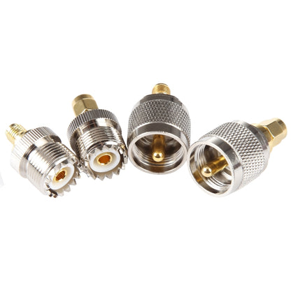 4 in 1 UHF To SMA RF Coaxial Connector Adapter, UHF To SMA