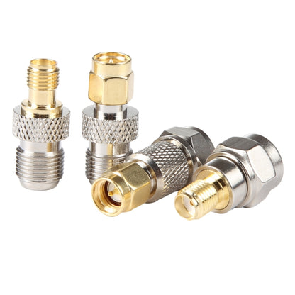 4 in 1 F To SMA RF Coaxial Connector Adapter, F To SMA