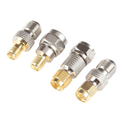4 in 1 F To SMA RF Coaxial Connector Adapter, F To SMA